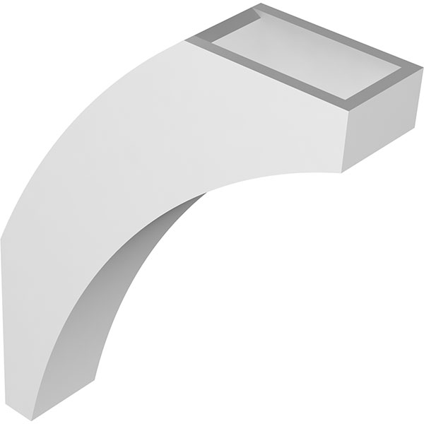 Ekena Millwork - BRCPSTHR - Standard Thorton Architectural Grade PVC Knee Brace