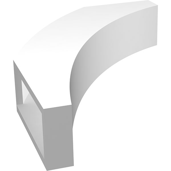 Ekena Millwork - BRCPSTHR - Standard Thorton Architectural Grade PVC Knee Brace