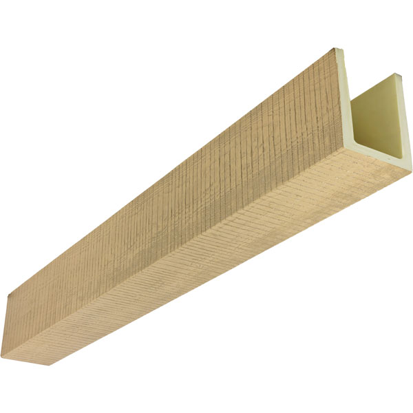 Lumber Base Rip Heritage Timber, Quick Ship, Resawn Rip Faux Wood Beam, 3-Sided (U-Beam ...