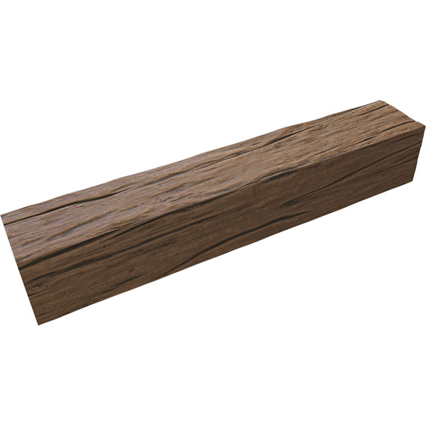 Ekena Millwork - BMRW2-ST - 2-Sided (L-beam) Riverwood Endurathane Faux Wood Ceiling Beam
