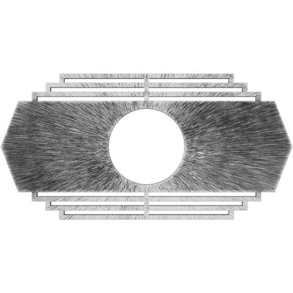 Ekena Millwork - CMPPCS - Chrysler Architectural Grade PVC Pierced Ceiling Medallion