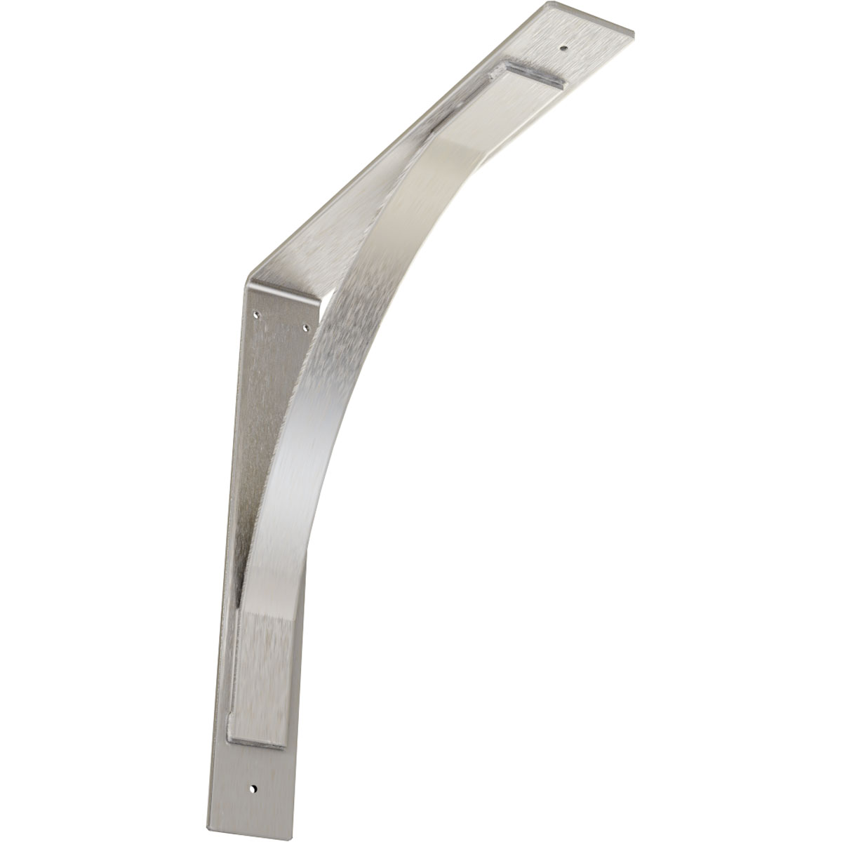 BKTM03X20X20MOSS SteelTek Morris Bracket, 3-Inch W x 20-Inc