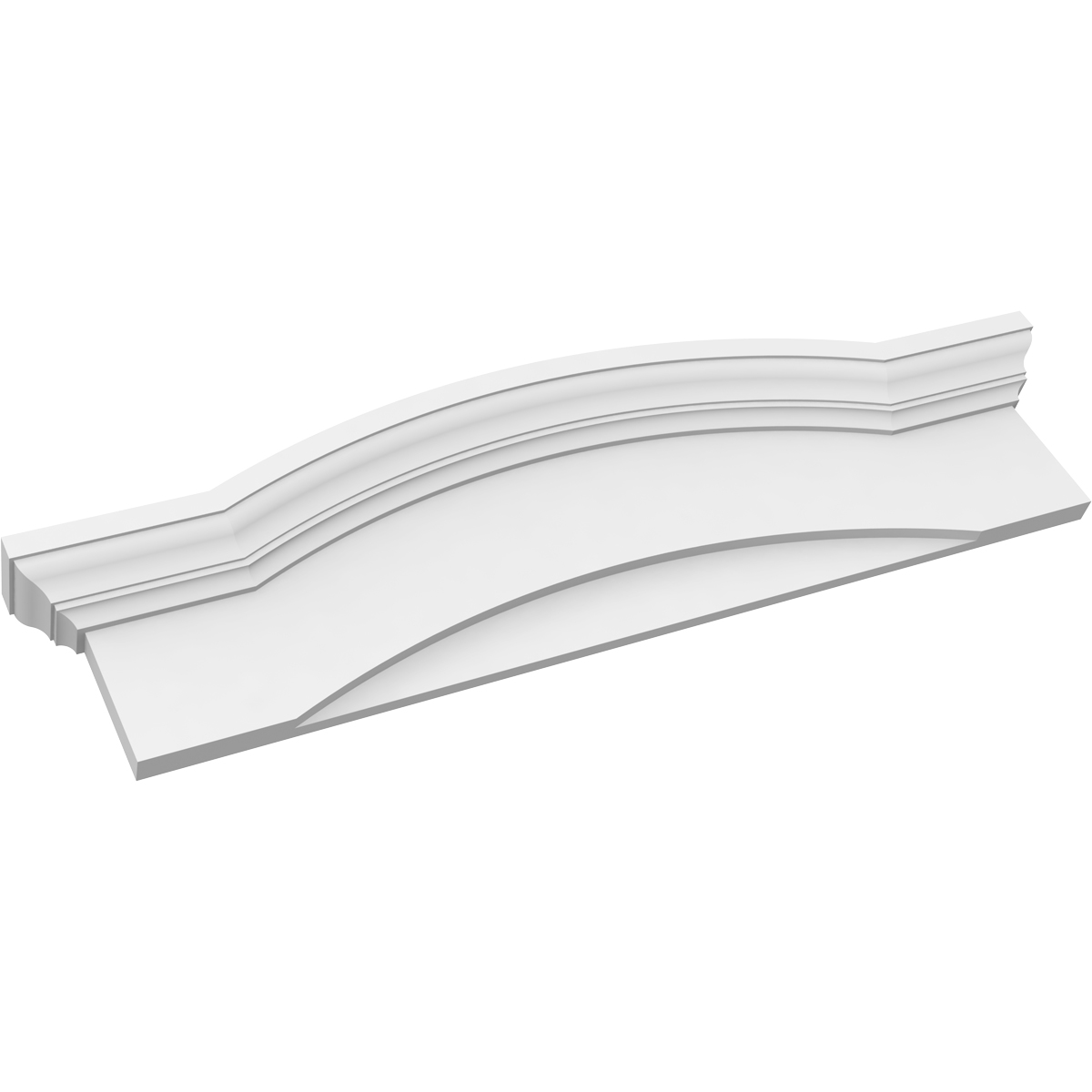 Ekena Millwork PEDP036X105EYE00 $122.76 - TrueCraft PVC Eyebrow