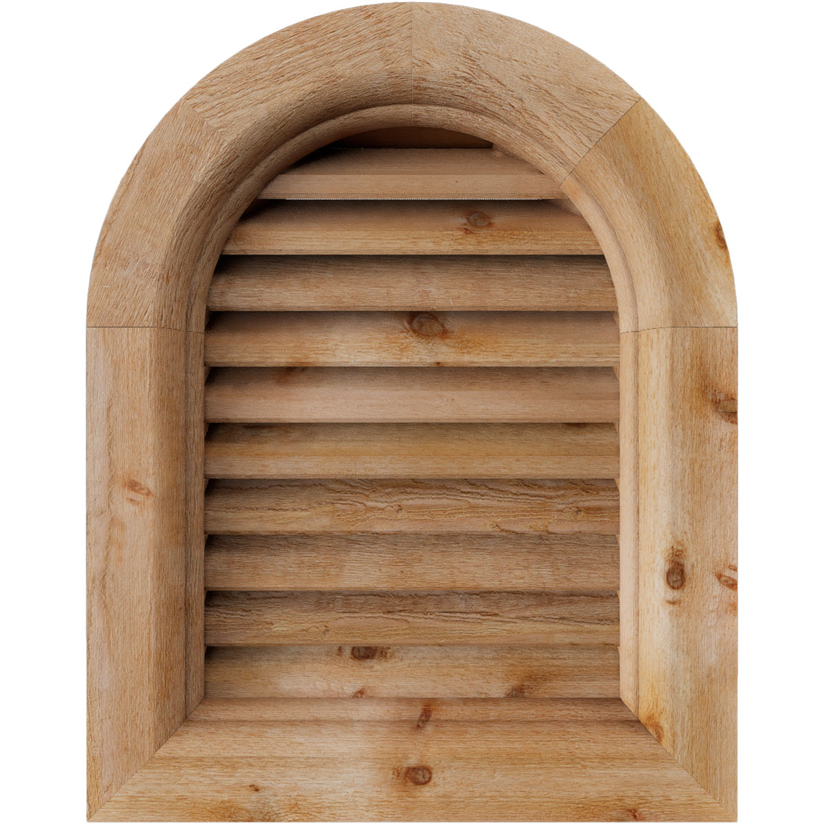Gable Window Circular GVWRT22X3400RFUWR 22-Inch W x 34-Inch H Round Top Gable Ven
