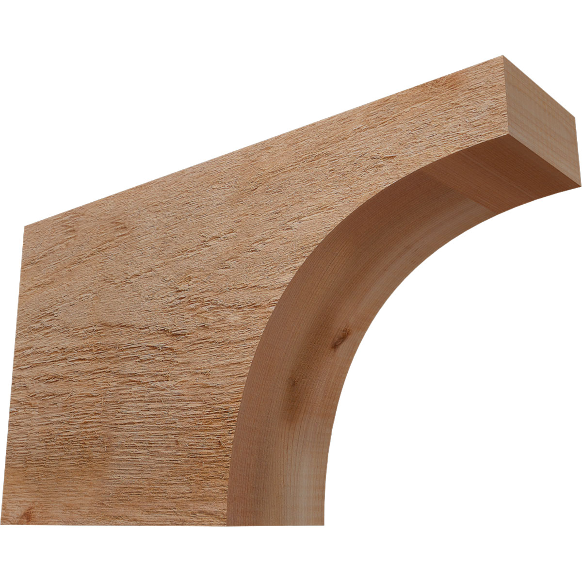 Rustic Wood Huntington Rough Sawn Rafter Tail, 4
