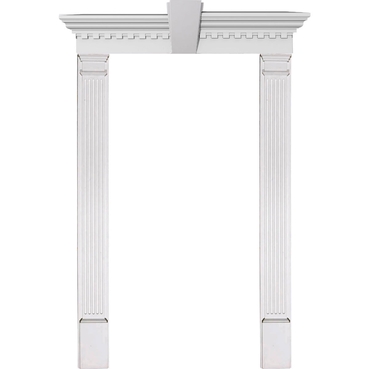 Ekena Millwork CR09KAPI07F40DE $324.12 - Door Trim Kit with 9