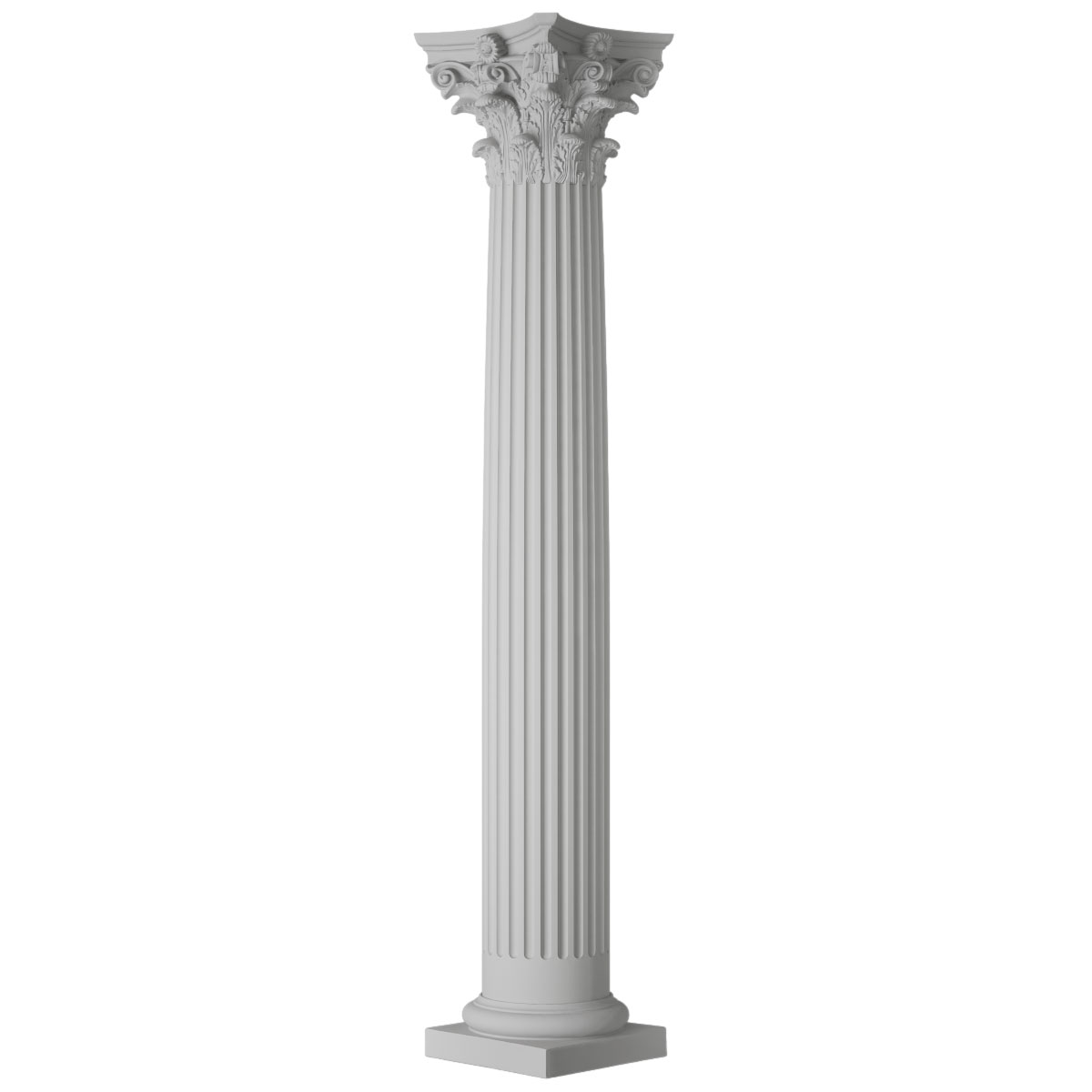 Tuscan Endura-Stone Fluted Column